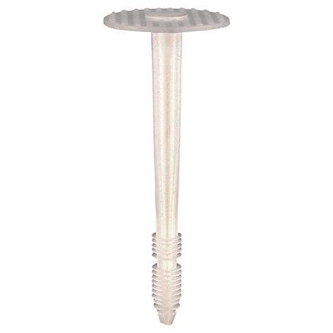 TIMCO Plastic Insulation Fixings White - 8.0 x 90