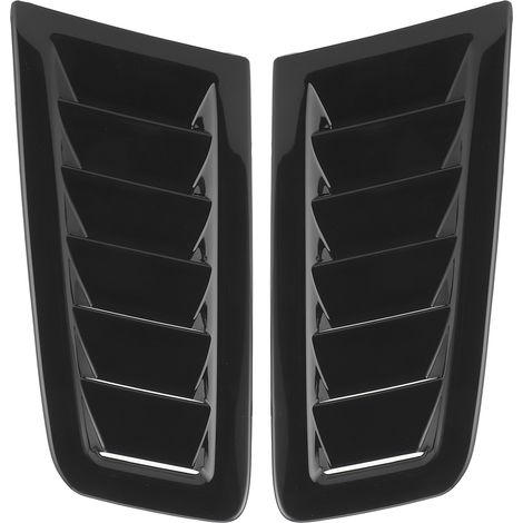 Ventilation de Capot Automobile Grille Style RS MK2 2 Pièces ABS Noir Brillant Pour Focus Modèle RS MK2 Compatible Universel (1/5)
