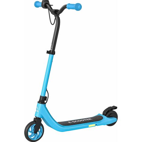 Electric Scooter for Kids 6+-Foldable E Scooter-Up to 8 KM/H-Maximum Range 6 KM-Adjustable Height-Blue (1/5)