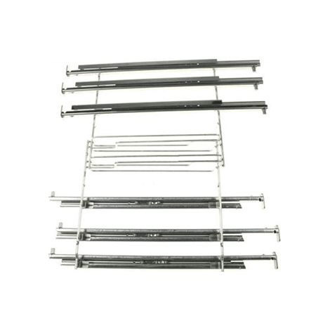Glissière extension triple d'origine (17006335, 17001178) Four, cuisinière JUNKER, VIVA, BOSCH, BLAUPUNKT, SIEMENS, CONSTRUCTA (1/2)