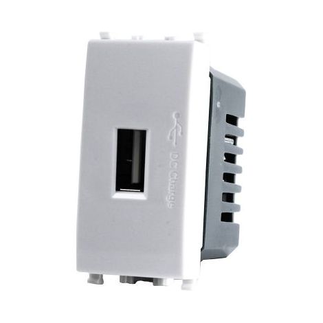 Mapam presa USB 5V 2A 230V compatibile Vimar Plana 14345 - GEM-F629BI