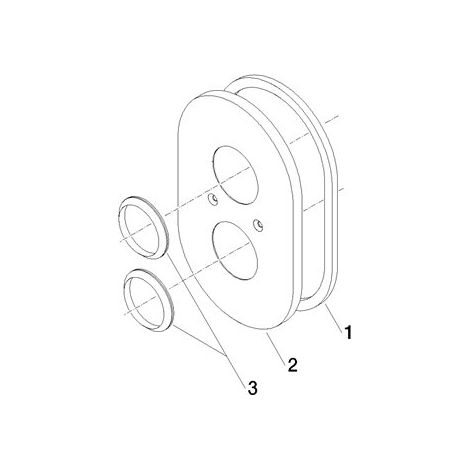 Dornbracht 90110205800-06 Couvercle avec régulateur de débit Pièces de rechange