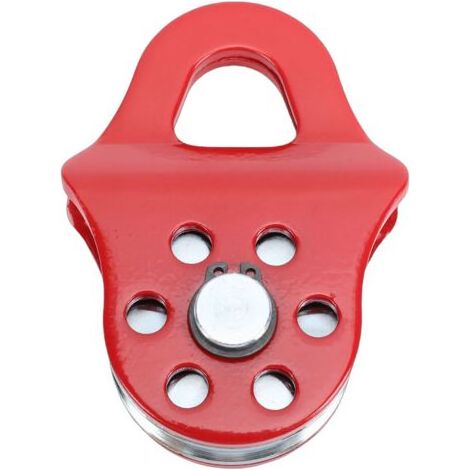 Bloc d'arrachage de treuil de récupération robuste de 3 tonnes, capacité de 6613,87 lb, poulie de remorquage pour camion tracteur ATV UTV rouge (1/5)