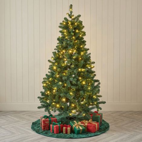 5ft King Pine Pre-Lit Christmas Tree (1/2)