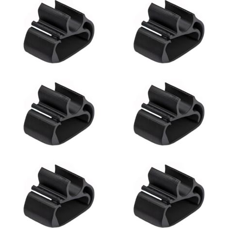 Set di 6 morsetti per Peugeot 3008, 5008 e Citroën C5, DS7 - Morsetti per braccio tergicristallo anteriore per impieghi gravosi - Accessorio per tubo flessibile della spazzola del tergicristallo, manu