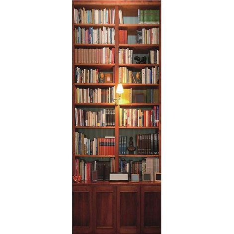 Selbstklebende Tapete – Tapete – PVC – Wiederablösbare Tapete – Türfolie – Dekoration für Schlafzimmer, Wohnzimmer und Flur – 200 x 77 cm (1/5)