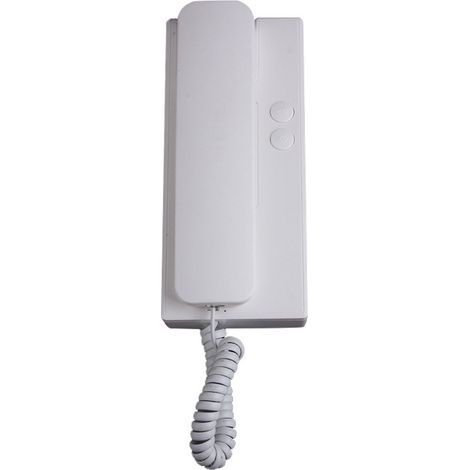 Interphone universel d'intérieur 2 lignes – Non visuel – Pour bâtiments secs – Extension téléphonique – Volume réglable – (1/3)