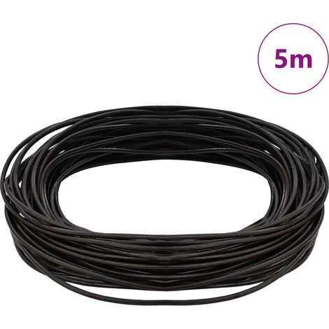 Corde en Cuir Marron foncé Ø2 mm x 5 m Cuir (1/5)