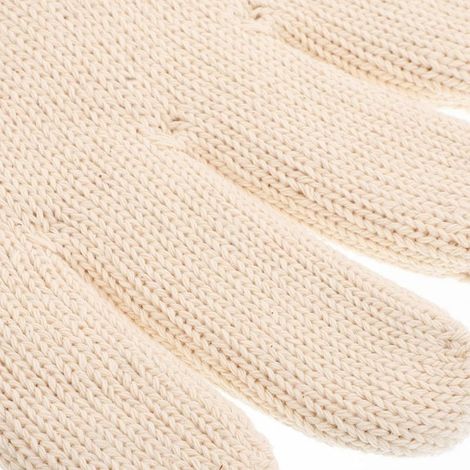 Hitzebeständige Handschuhe aus isolierender Baumwolle, rutschfest, doppellagig, 26 cm, zum Grillen, Backen und Braten (1/3)