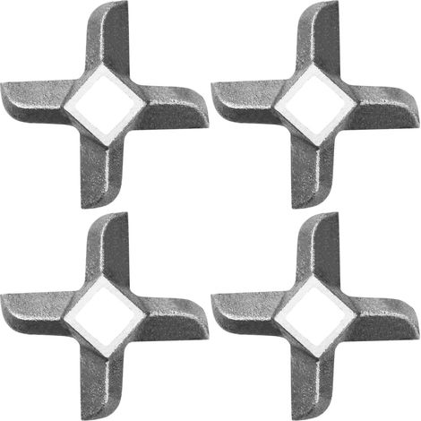 Lame de hachoir à viande en acier inoxydable professionnel en forme de croix pour hachoir à viande Pièce de rechange pour hachoir à viande Cuisine Nourriture Broyeur à viande (10) (1/5)
