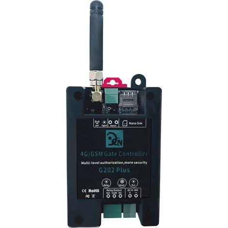 Contrôleur de portail sans fil GSM 4G/GSM G202Plus : l’autorisation des utilisateurs réguliers n’est pas prise en charge. Contrôle par application (callny control). (1/5)