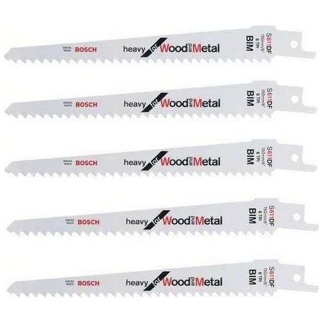 Bosch S 611 DF Heavy hoja de sierra bimaterial 150 mm