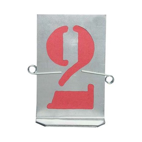 STAMPI TRAFORATI SERIE NUMERI - 0/9 MM  80- 1 confezioni