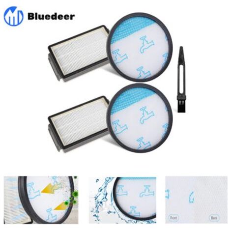 HEPA Kit de filtres pour aspirateur Rowenta COMPACT Power XXL RO4825EA RO4811EA RO4871EA RO4855EA RO4826EA RO4859EA RO4881EA (ZR78000 Filtres)
