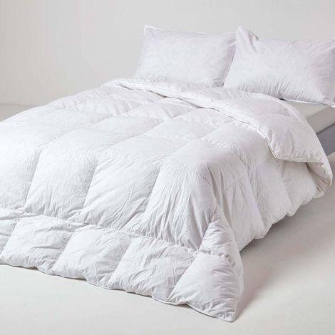HOMESCAPES Duck Feather and Down 10.5 Tog Single Size Autumn Duvet