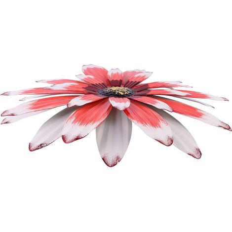 florale en fer 3D en forme de marguerite blanche éclatante