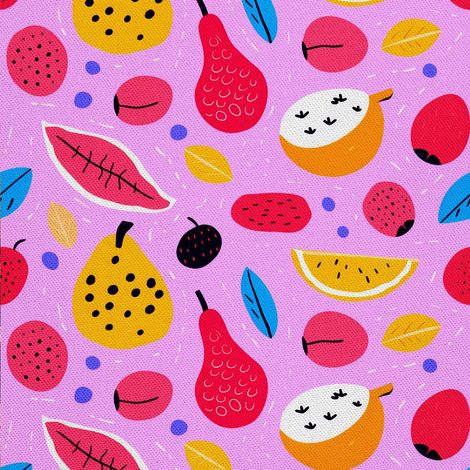 Tela decorativa para exteriores Oxford - Motivo frutal  DX6523 (1/5)