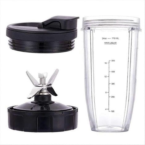 Ersatzteile für Standmixer, 7-Klingen-Extraktor, 710-ml-Becher, kompatibler Mixeraufsatz, robuste Ersatzklinge (1/5)