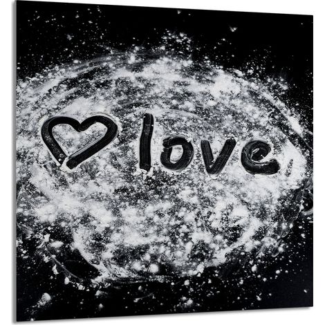 PANNELLO IN VETRO PER CUCINA 60x65 Cuore (1/5)