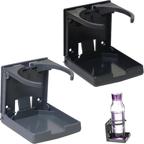 Lot de 2 porte-gobelets de voiture Heilwiy, réglables, en plastique. (1/5)