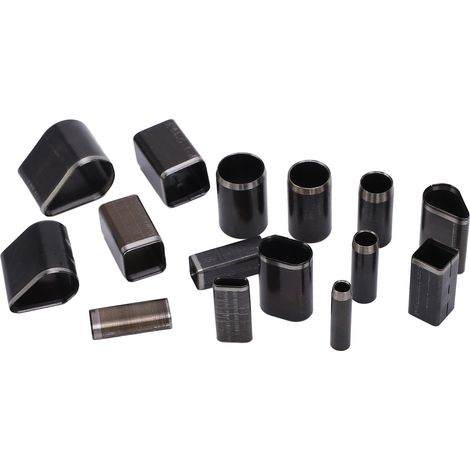 Poinçons creux 16 formes pour découpe précise du cuir, résistants à l'oxydation, idéaux pour projets DIY et maroquinerie (1/5)