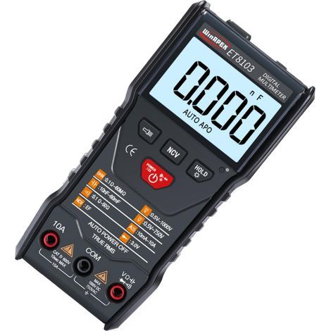 Digitales Multimeter, Multimeter-Tester, Messmultimeter, Taschenmultimeter, Digitalmultimeter, Elektrischer Tester, Ohmmeter, Automatisches Heimmultimeter (1/5)