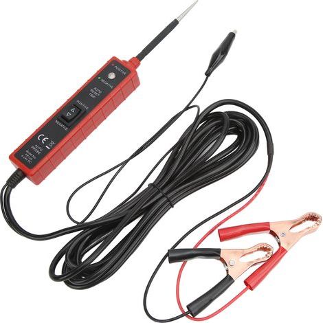 Testeur de Sonde de Circuit d'alimentation Automobile, Matériau ABS, Rouge, Câble de 4 M, DC 6-24 V, Protection contre les Courts-circuits, Outil de Diagnostic du Système. (1/5)