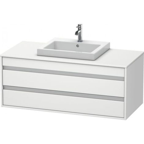 Lavabo consola Duravit Ketho, suspendido, 1200x496x550 mm, 2