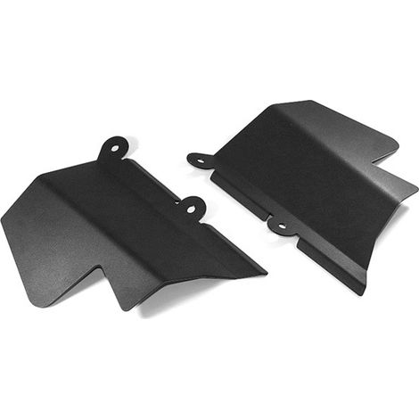 1 pair of Pan Am 1250/S dedicated rear wheel mudguards, extended rear seat footrest brackets, and passenger splash guards (1/4)