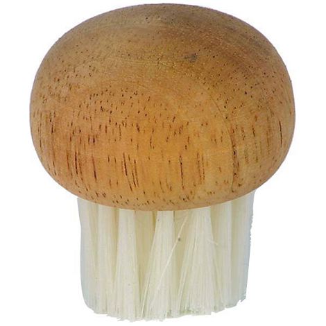 Dexam Farringdon 5cm Rubberwood Mushroom Brush