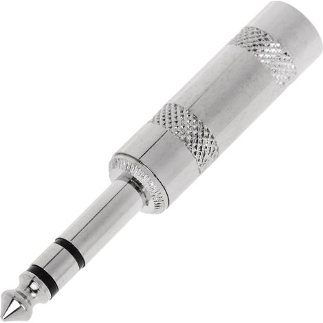 BeMatik - Connettore jack audio 6.3mm maschio mono metallo HQ