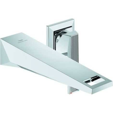 2L-WT-Wandbat. All. Bril. PC 29517 FMS Griff Rändelstruktur chrom (1/2)