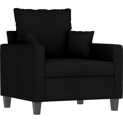 Maison Exclusive - Poltrona Nera 60 cm in Tessuto (1/5)