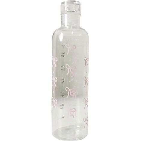 Gobelet isotherme en plastique grande capacité de 500 ml avec motif nœud papillon et échelle de temps (1/5)