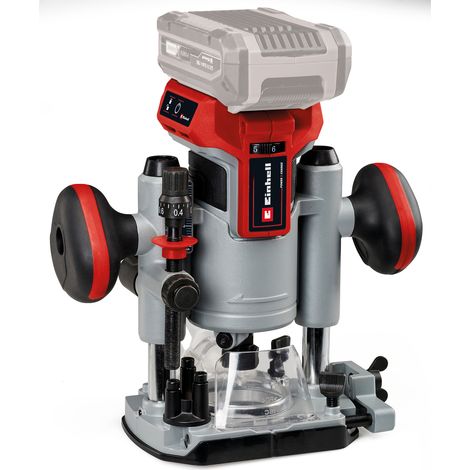 Einhell Professional Défonceuse sans fil TP-RO 18 Li BL-Solo PXC (18 V, Li-Ion, hauteur de course 35 mm, Brushless, avec butée parallèle) Livré sans batterie ni chargeur