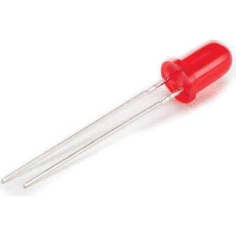 Led 5mm Rouge Diffusante éclairage Rouge Diffus Pour Signalisation - Tool Land
