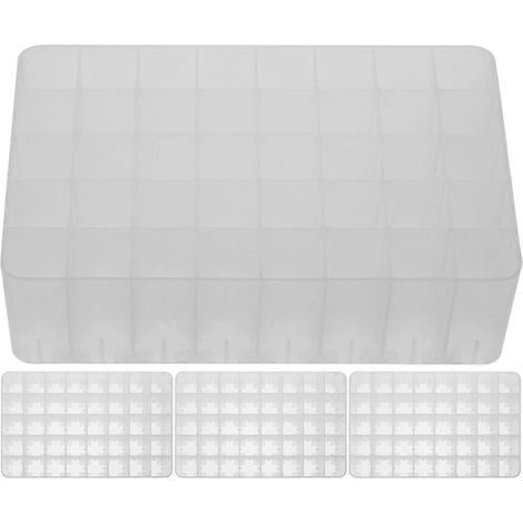 Lot de 4 porte-stylos, supports de tri pour stylos et marqueurs, rangement pour marqueurs scolaires-14X8.5X3.5CM (1/3)