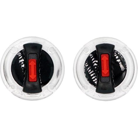 Lot de 2 verrous de visière pour casques de moto FF370/358/386/394/325/396 (1/4)