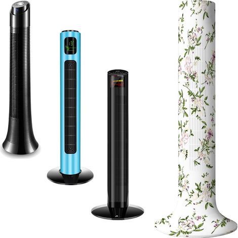 Cache Poussière pour Ventilateur Tour Couvercle de Protection Anti Poussière pour Ventilateur Vertical Housses de Protection Anti Poussière pour Ventilateurs Sur Pied (1/5)