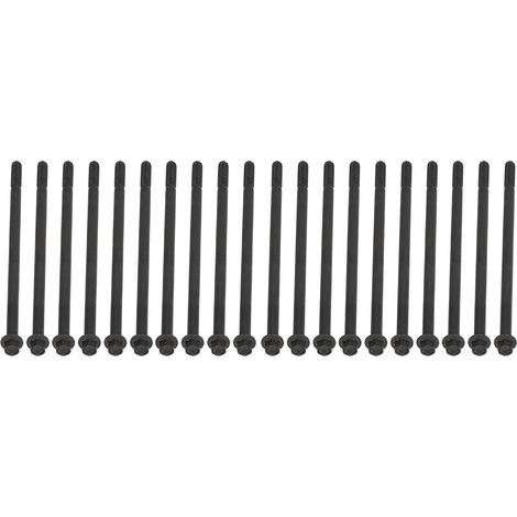 M8x180 Boulon à tête hexagonale longue collerette 20 pièces acier carbone fixation pour équipement machine (1/5)