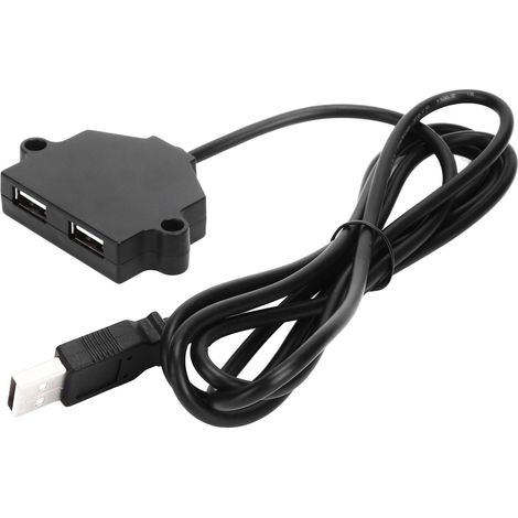 Prise double USB avec câble 1,5m 5V 1A pour téléphone, tablette, appareil photo (1/5)