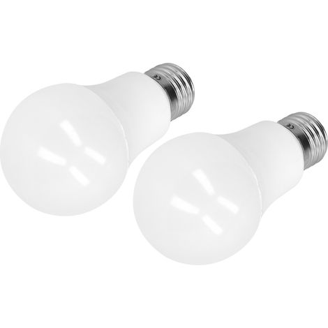 2 ampoules LED, non dimmables, à économie d'énergie, culot E27, 6500 K / 9 W / 1080 lm, pour chambre, 85265 V (1/5)