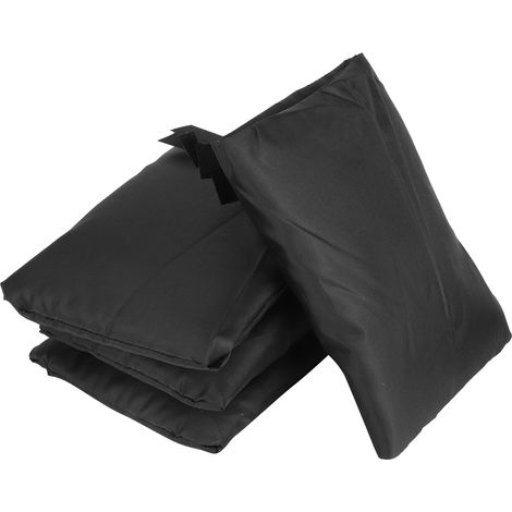 Lot de 4 protections pour robinet extérieur, manchons isolants antigel et isolants pour tuyaux, noir. (1/5)