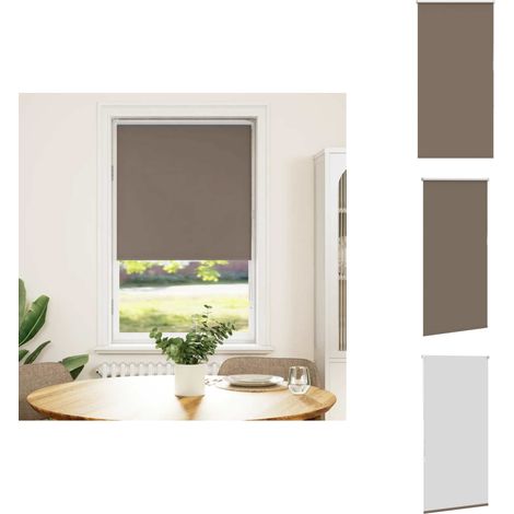 Verdunkelungsrollo Kaffeebraun 75x175cm Stoffbreite 70,7 cm - Verdunkelungsrollo - Verdunkelungsrollos - Rollo - Verdunklungsrollo (1/5)