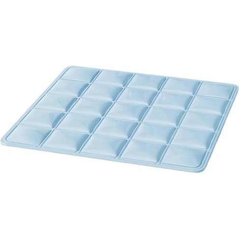 Tapis rafraîchissant auto-hydratant pour chien, matelas de couchage d'été en gel absorbant la chaleur, imperméable, lavable et portable, pour chiens et chats de petite et moyenne taille (bleu). (1/5)
