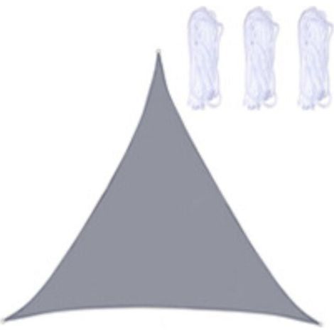 Sonnensegel, UV-Schutz, Sonnenschutz, einfach zu montieren, (4mx4mx4m, grau) (1/4)