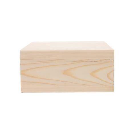 Boîte de rangement en bois brut, boîte à bijoux rustique en bois, boîte à bibelots, boîte de rangement pour maquillage