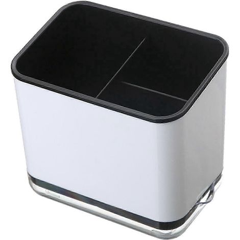 Porte-baguettes à plusieurs compartiments, égouttoir à couverts pour bureau, gris-Black