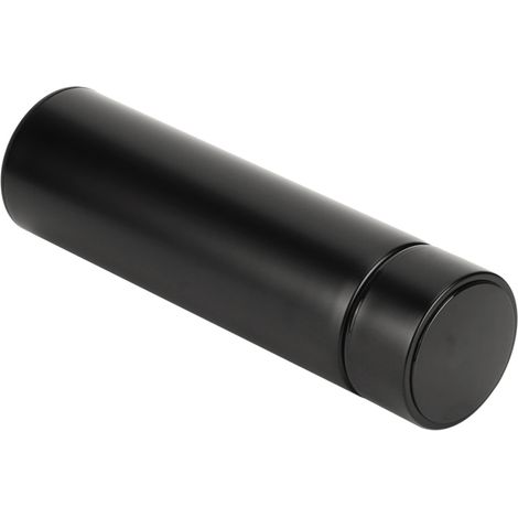 Bouteille isotherme 500 ml avec affichage intelligent de la température par LED, noire (1/5)
