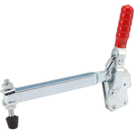 Serre-joint à cliquet à bras long pour outils de menuiserie, ouverture réglable, levier de serrage à dégagement rapide en acier inoxydable (1/5)